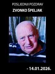 Obavijest o smrti - Zvonko Špeljak