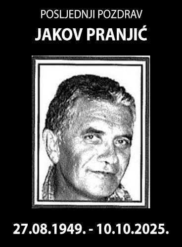 Jakov Pranjic - posljednji pozdrav